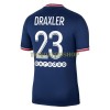 Original Fußballtrikot Paris Saint-Germain Julian Draxler 23 Heimtrikot 2021-22 Für Herren